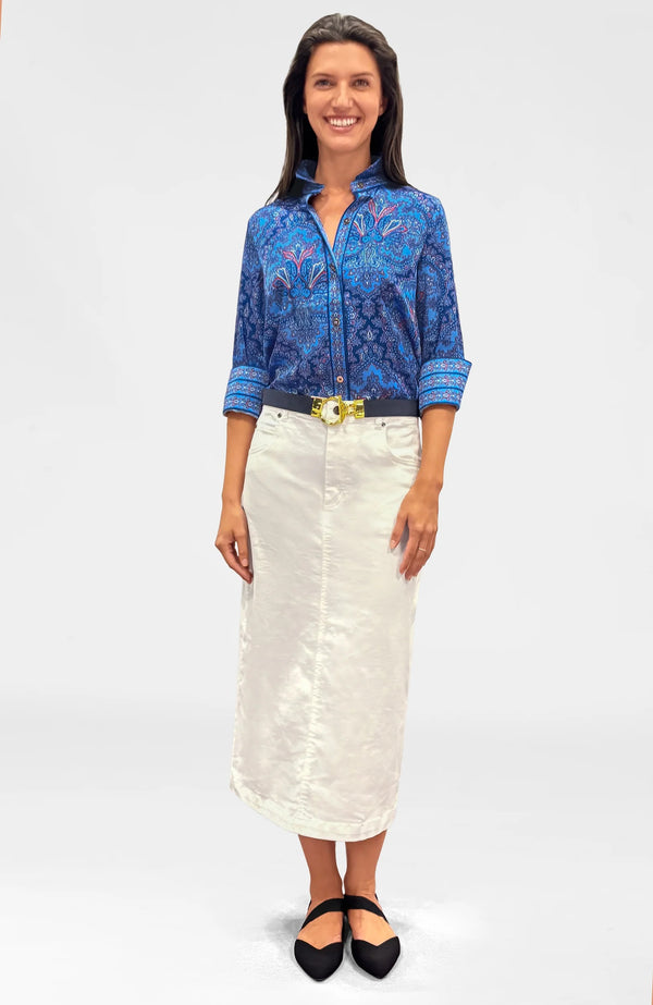 Boyfriend Shirt - Passion Paisley