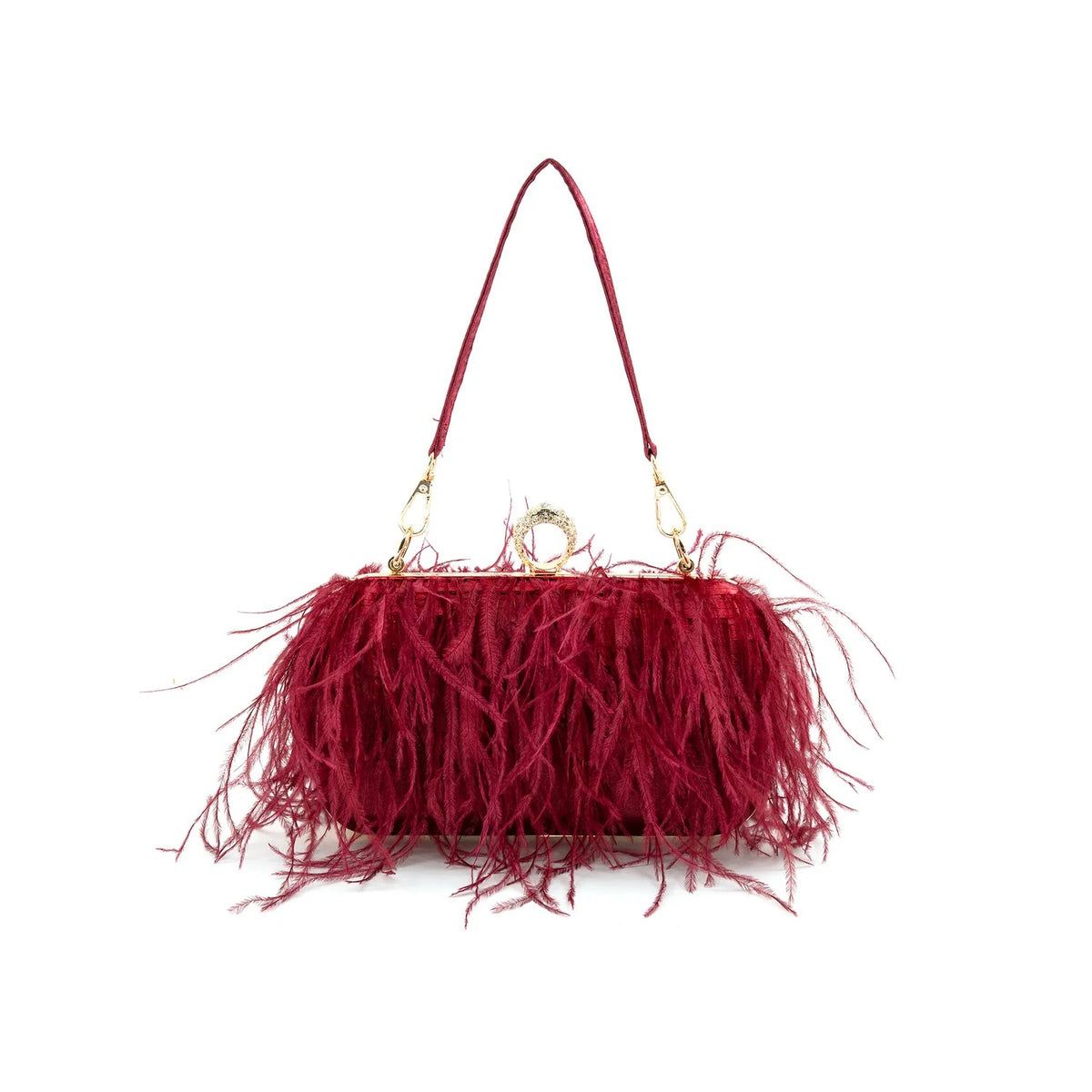 Feathers Evening Clutch