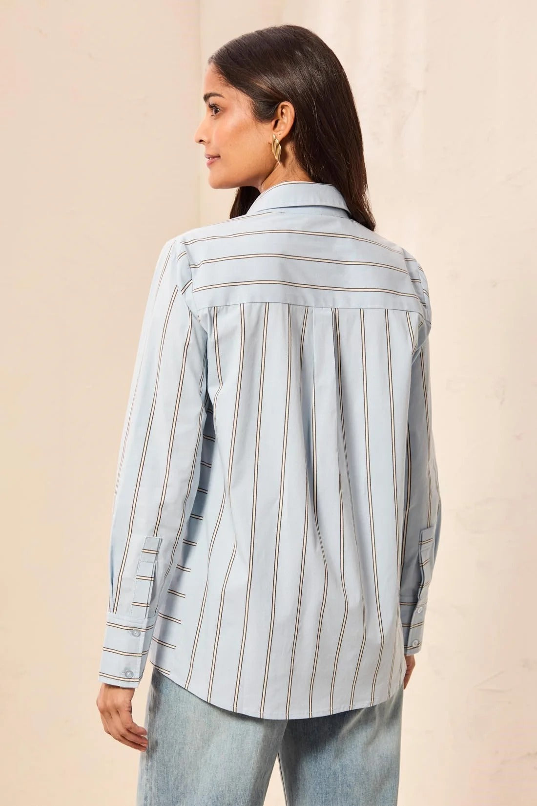 Long Sleeve Button Front  Shirt