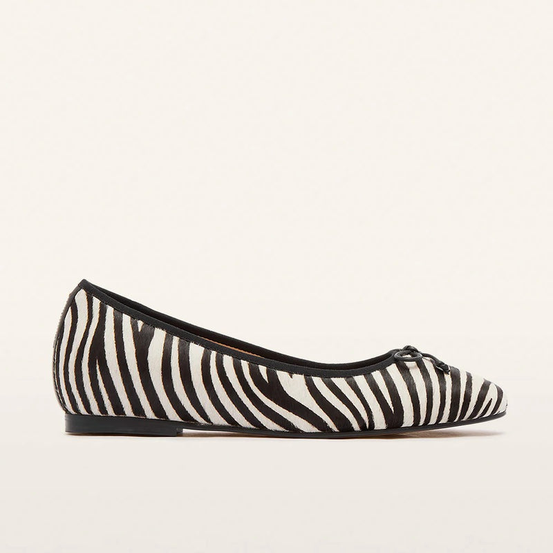 Trinity Zebra Print Ballet Flat