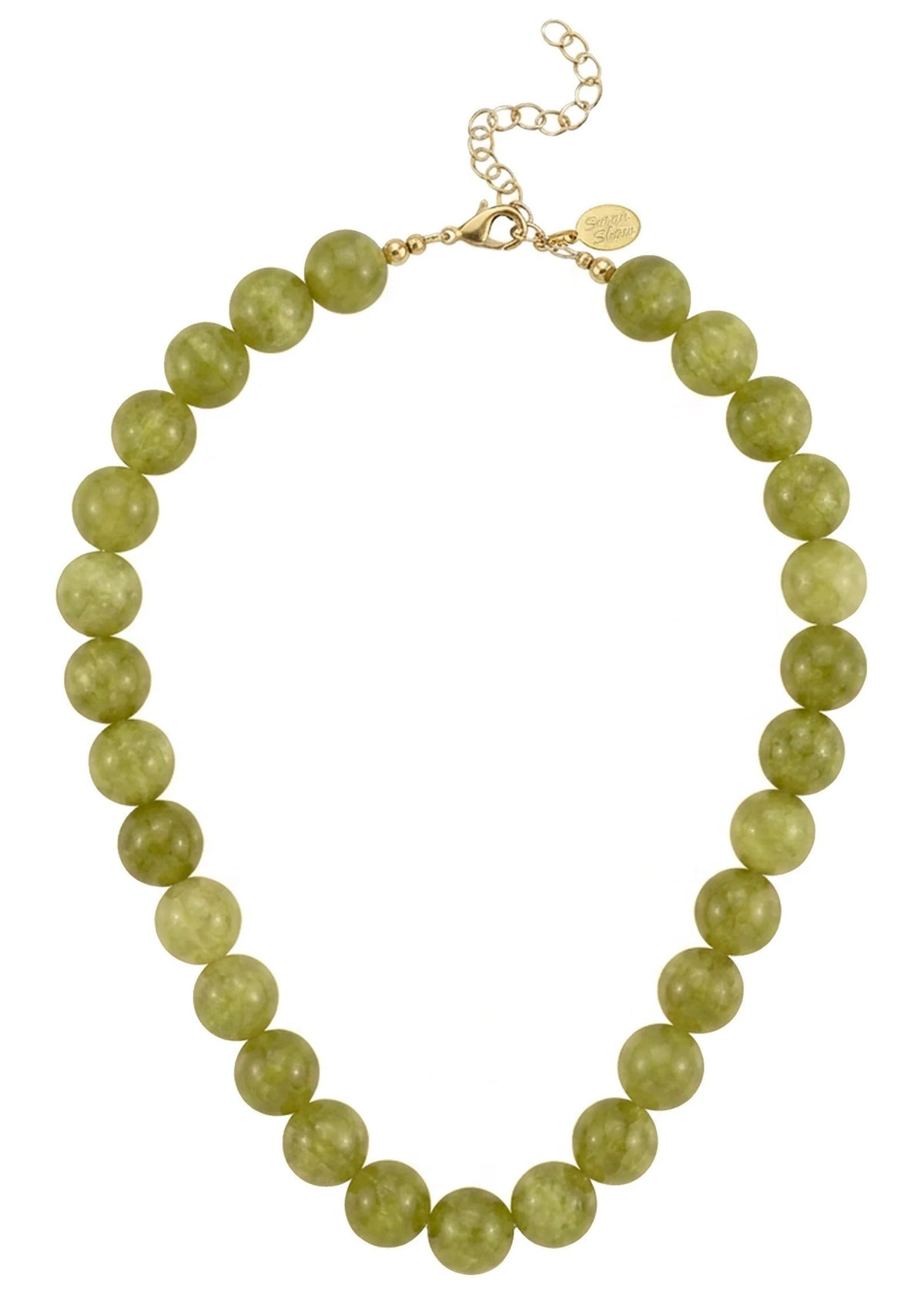 14mm beaded necklace