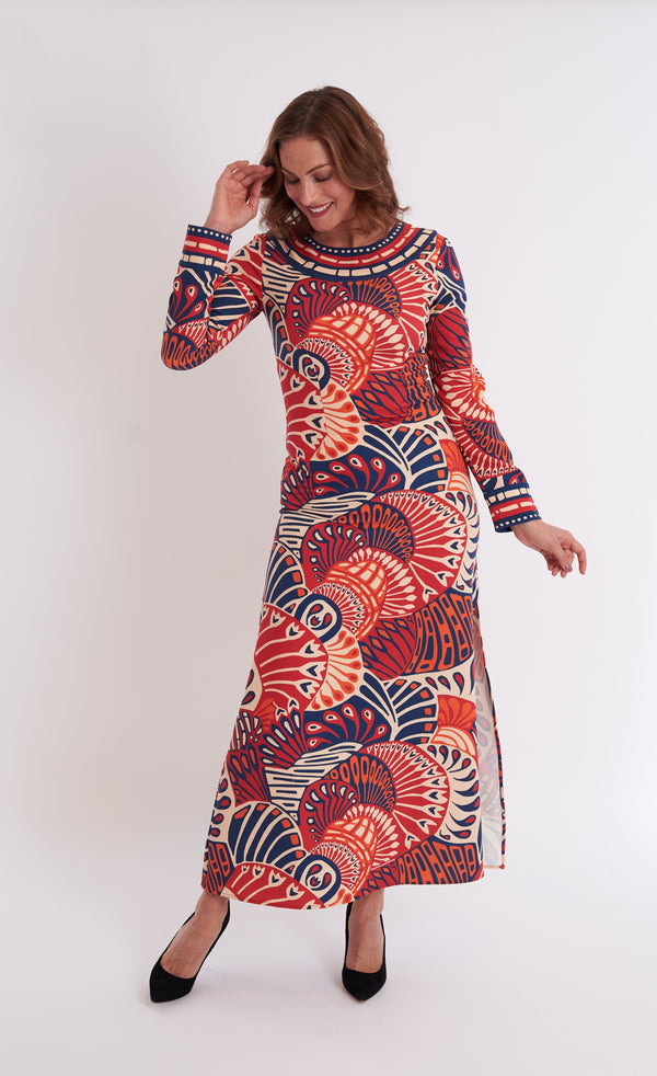 Arianne Dress - Paddle Sienna