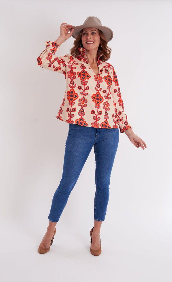 Aspen Blouse - Serendipity Praline