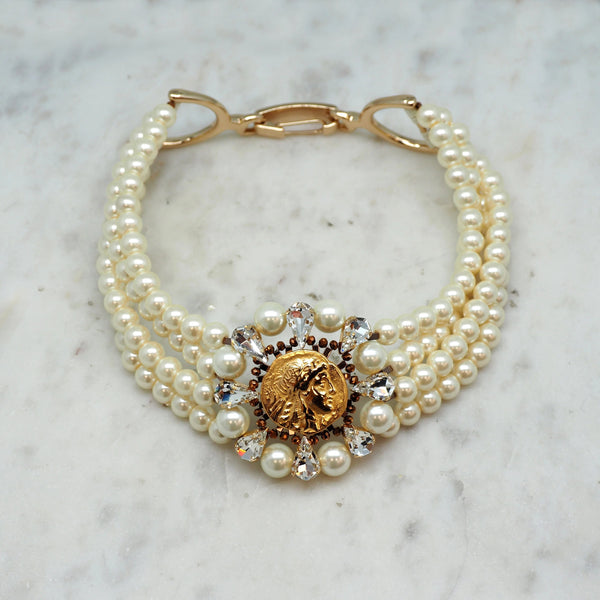 Liv Multi-Row Pearl Necklace