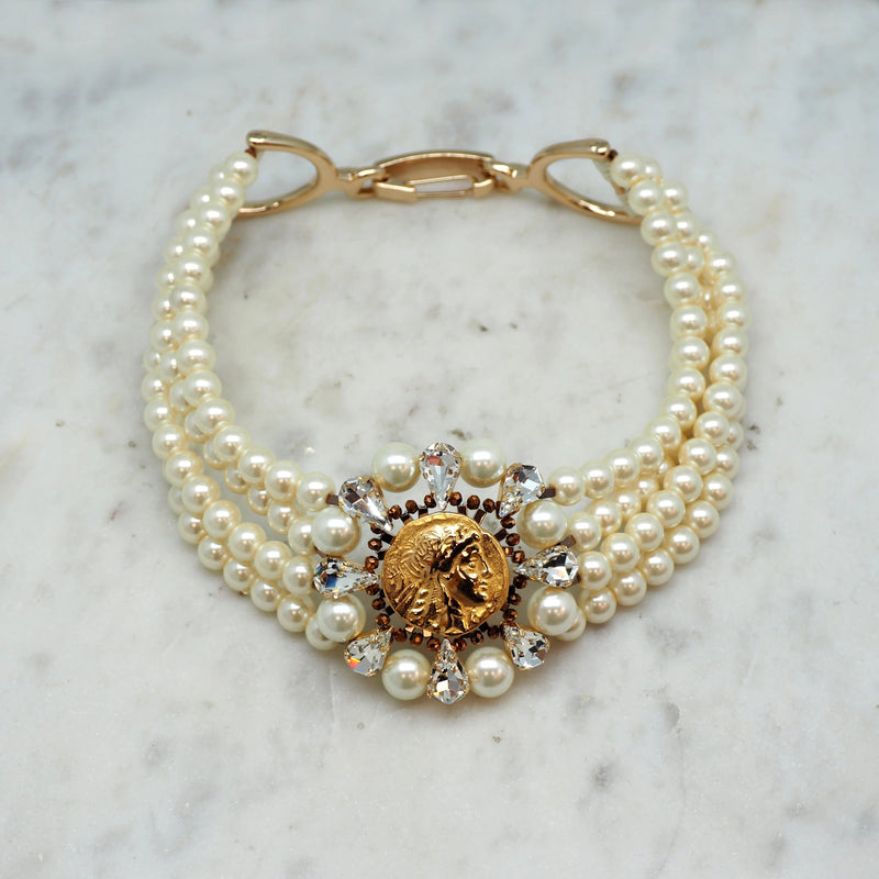 Liv Multi-Row Pearl Necklace