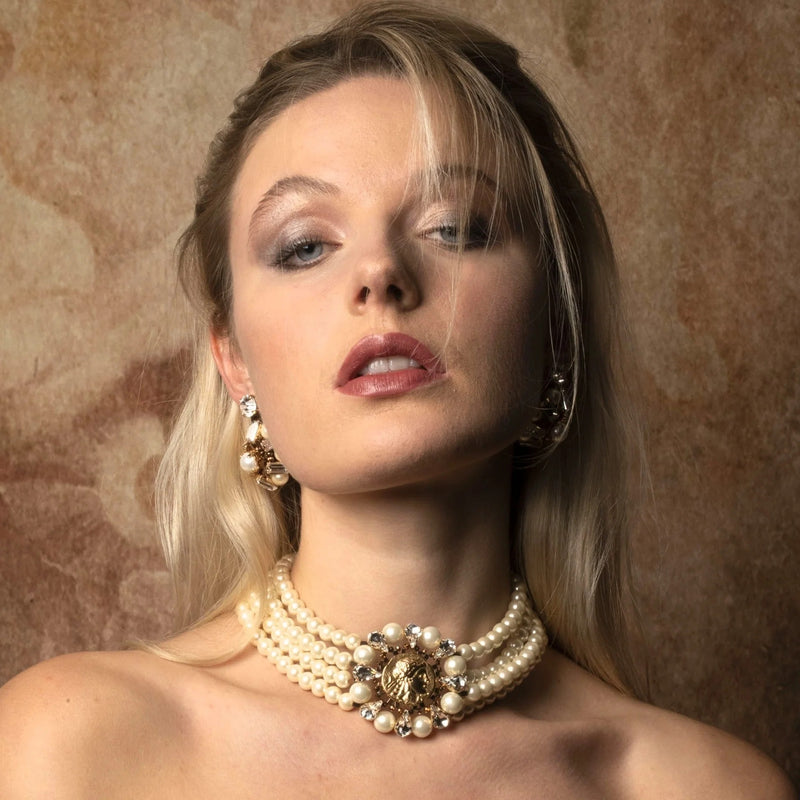 Liv Multi-Row Pearl Necklace