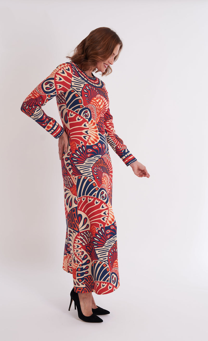Arianne Dress - Paddle Sienna