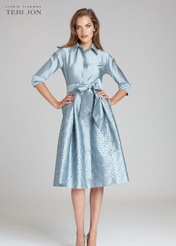 sachin and babi light blue dress Graphite
