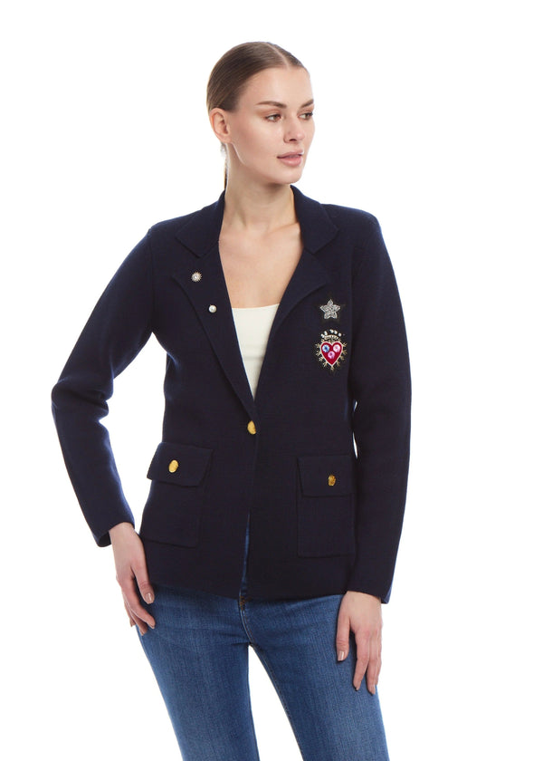 Ecole Knit Blazer