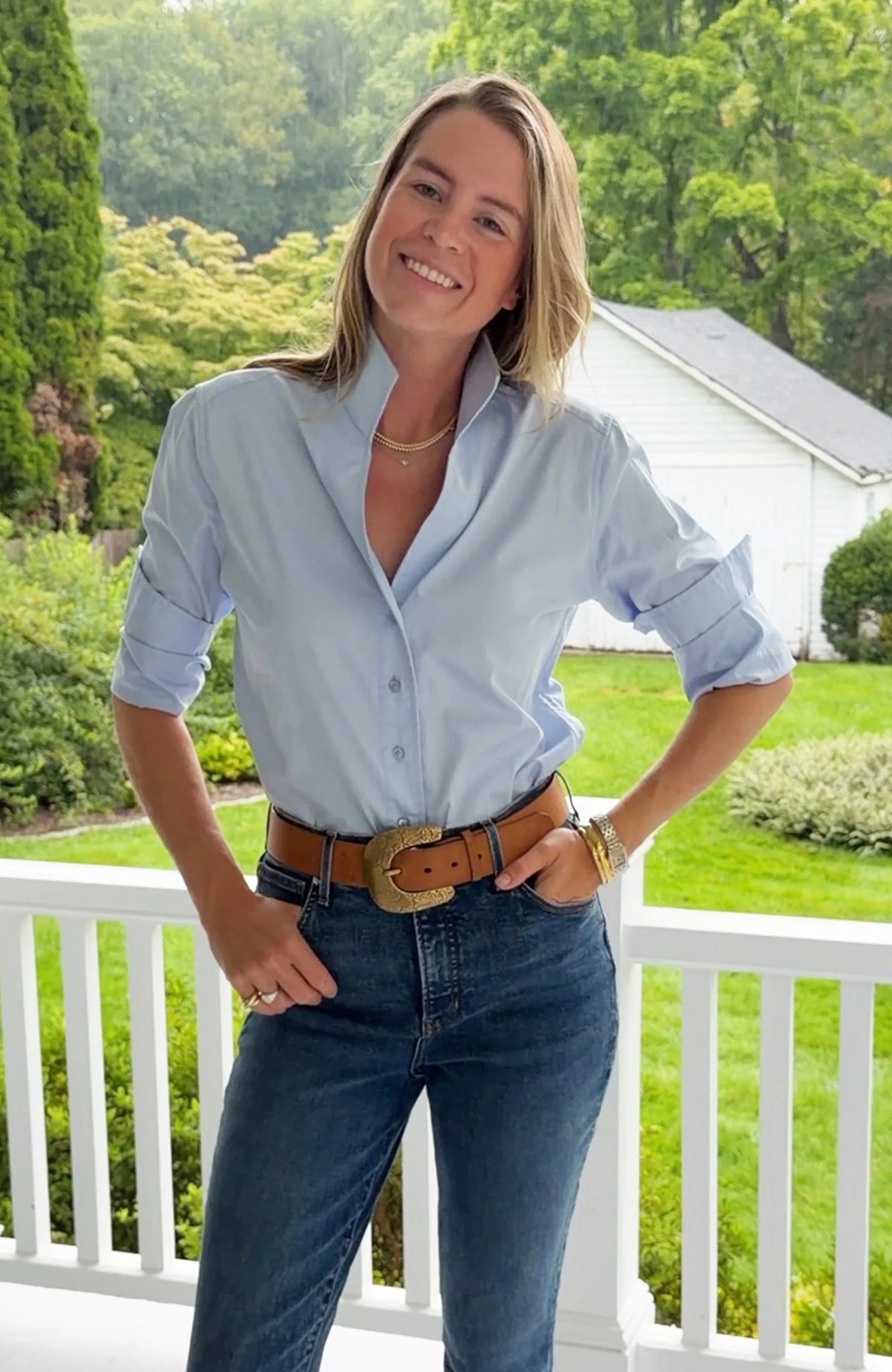 Natalie Sateen Shirt