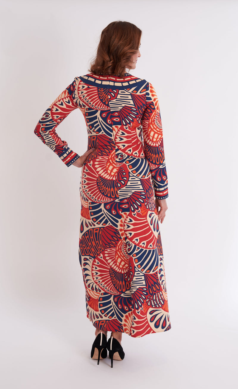 Arianne Dress - Paddle Sienna