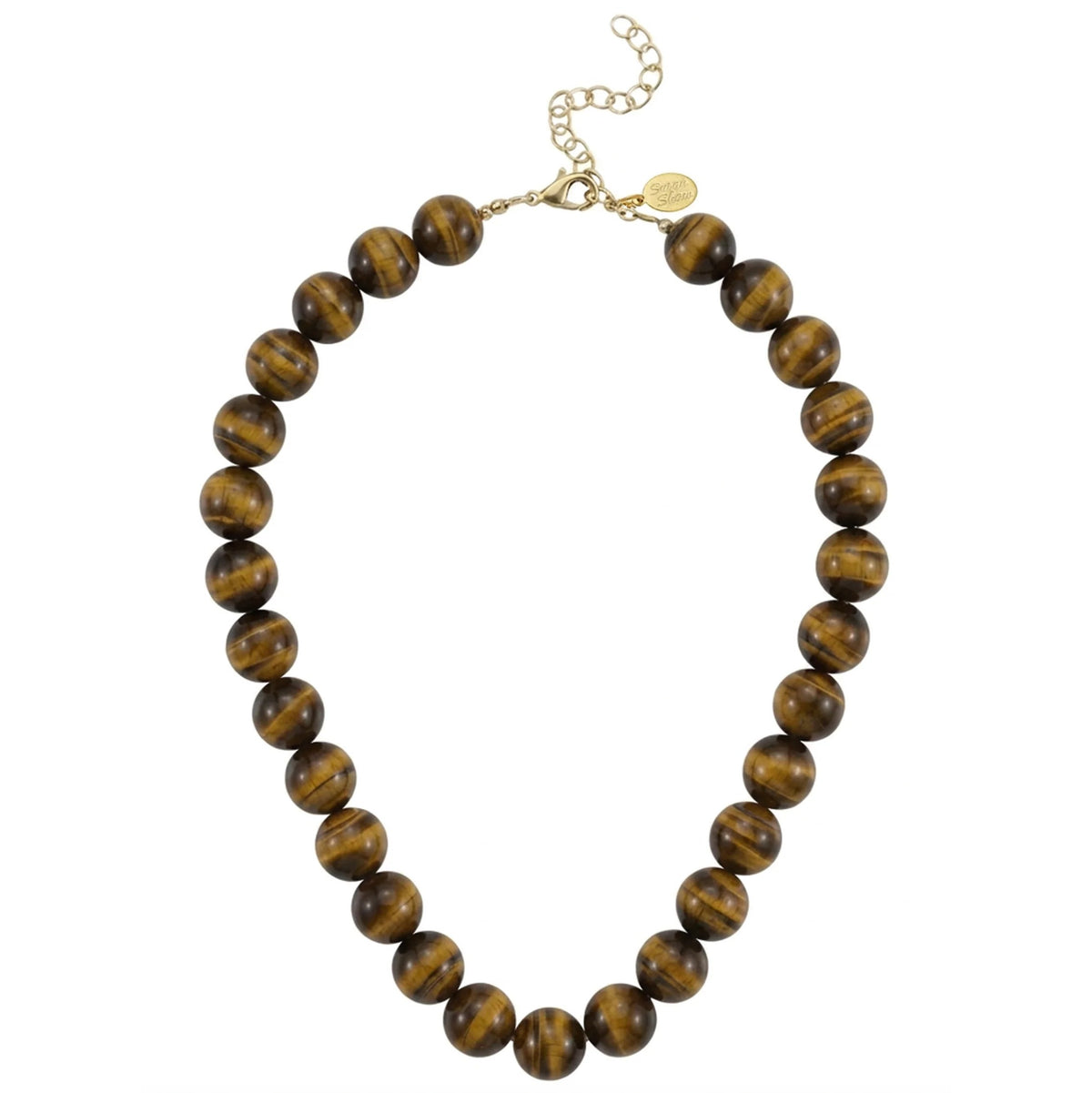 14mm beaded necklace