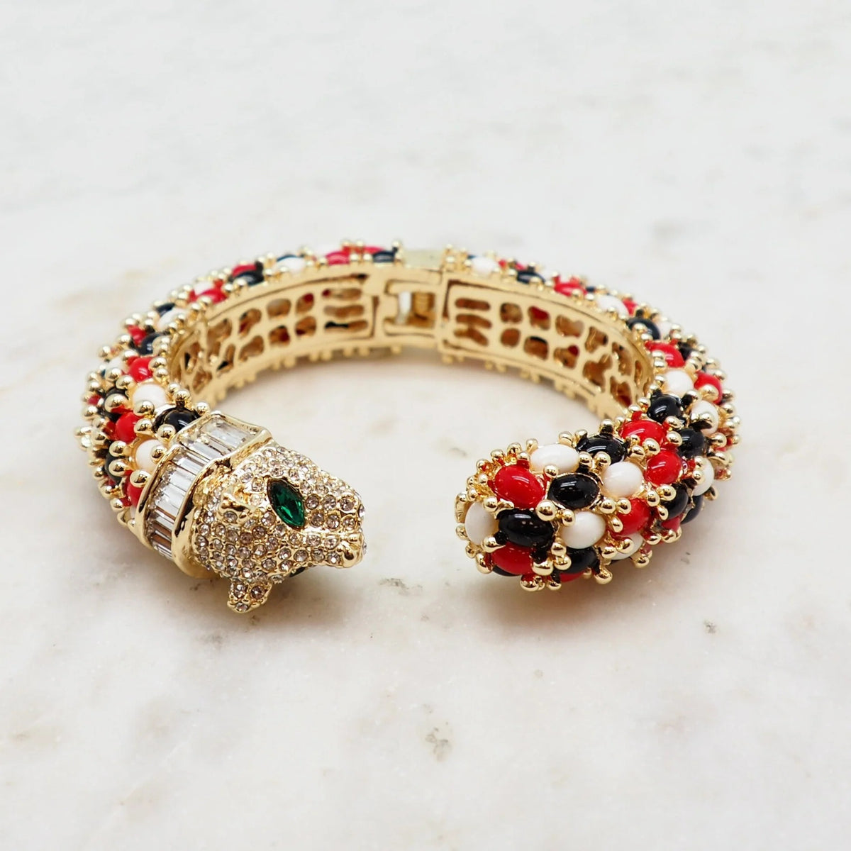 Jeweled Tiger Bracelet - 2 Colors