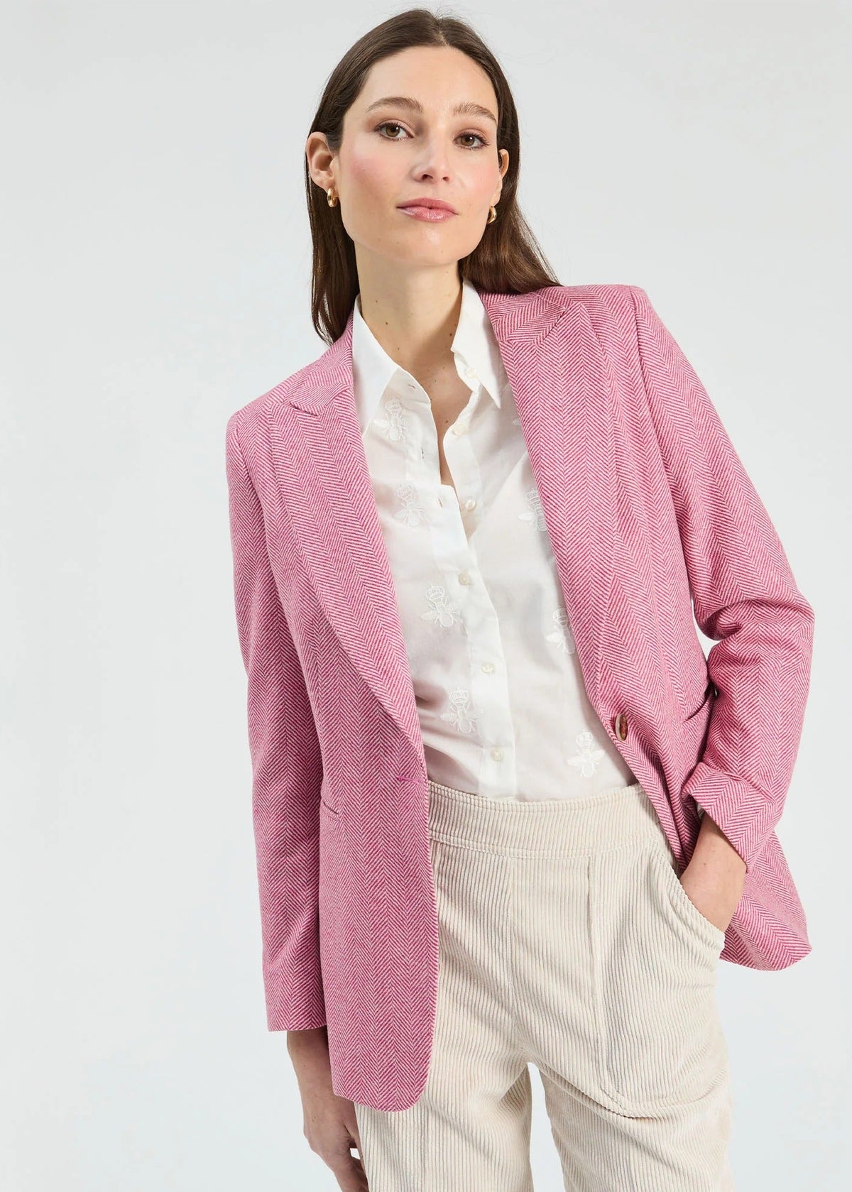 Sophia Herringbone Jacket