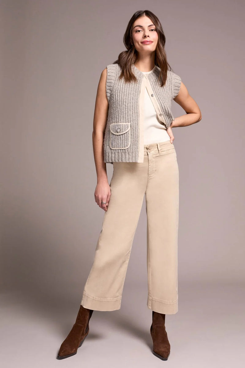 High Rise Palazzo Pant