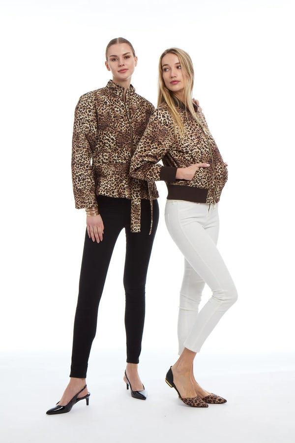Leopard Bomber Jacket