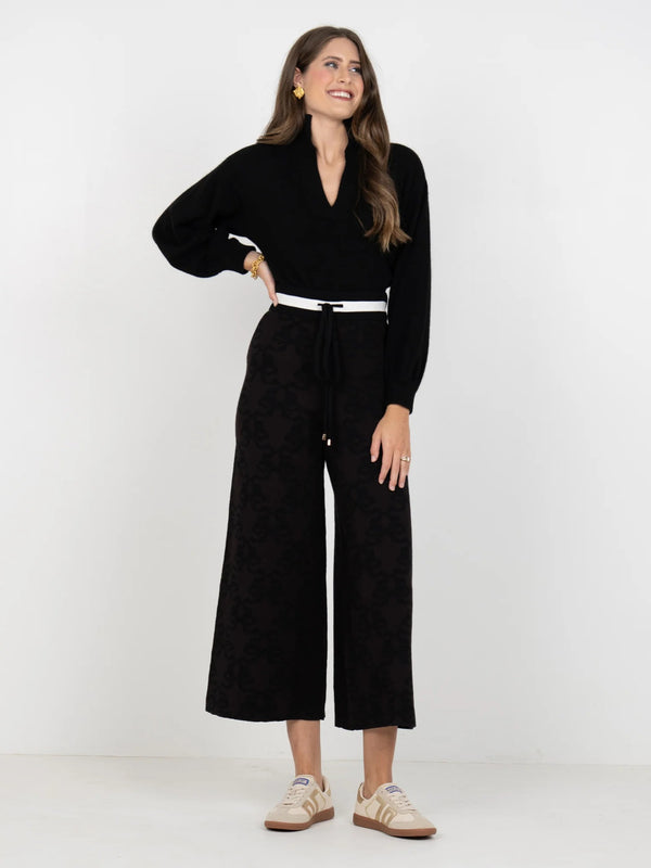 Teddy Crop Trouser - Bow