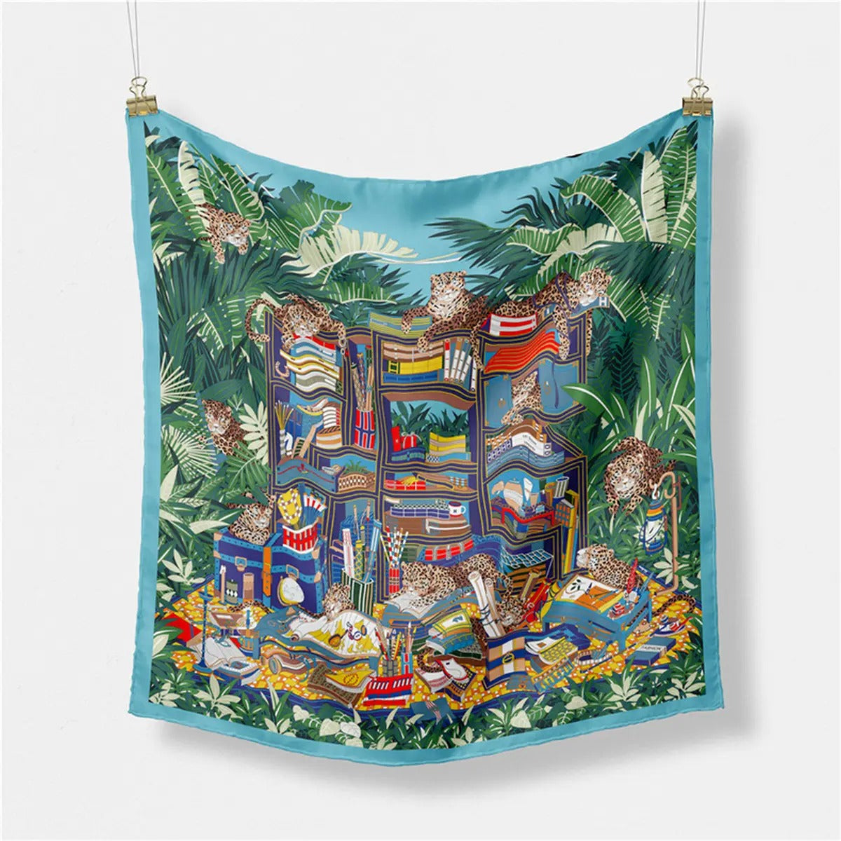 Green Silk Scarf