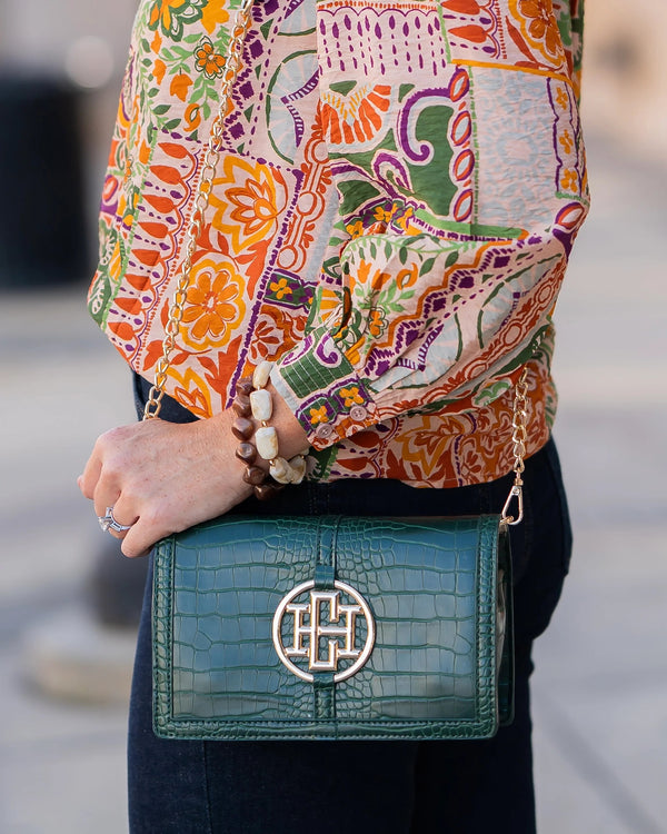 Cecilia Circle Logo Handbag