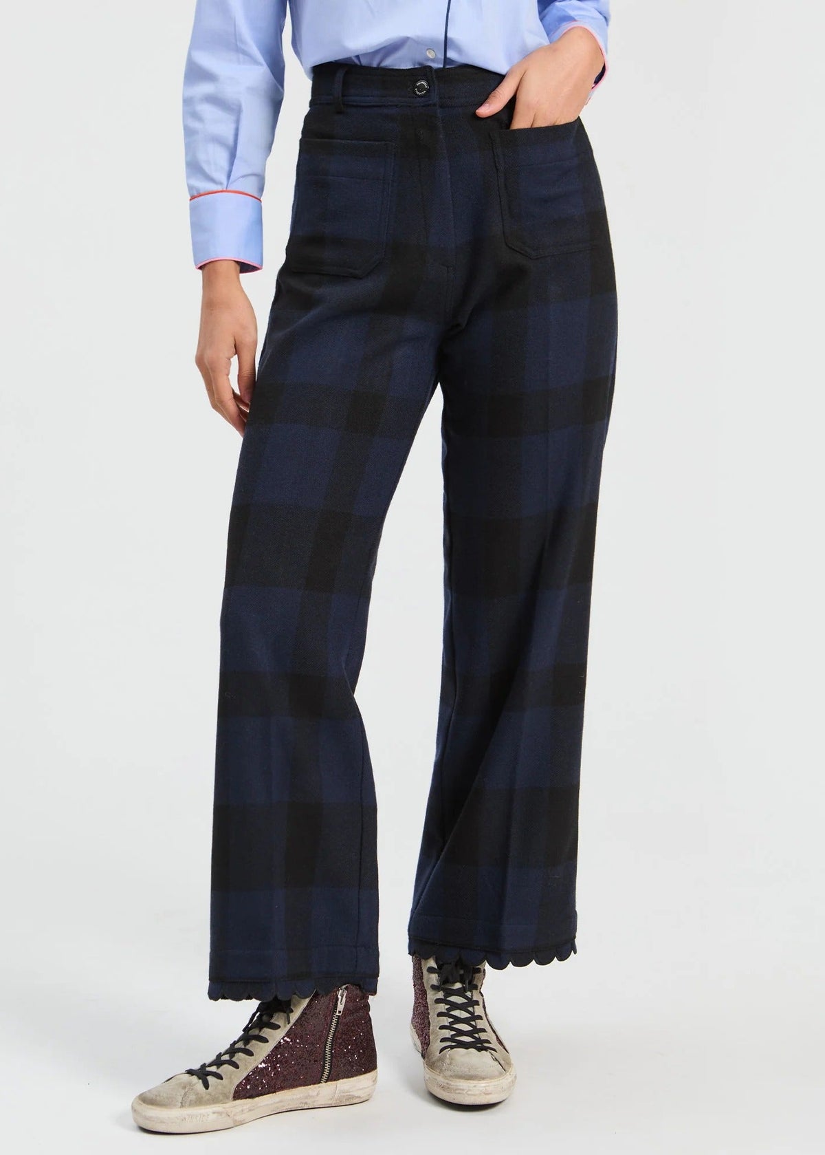 Donn Emb Pant
