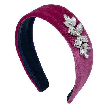 Winter Crystal Flower Headband