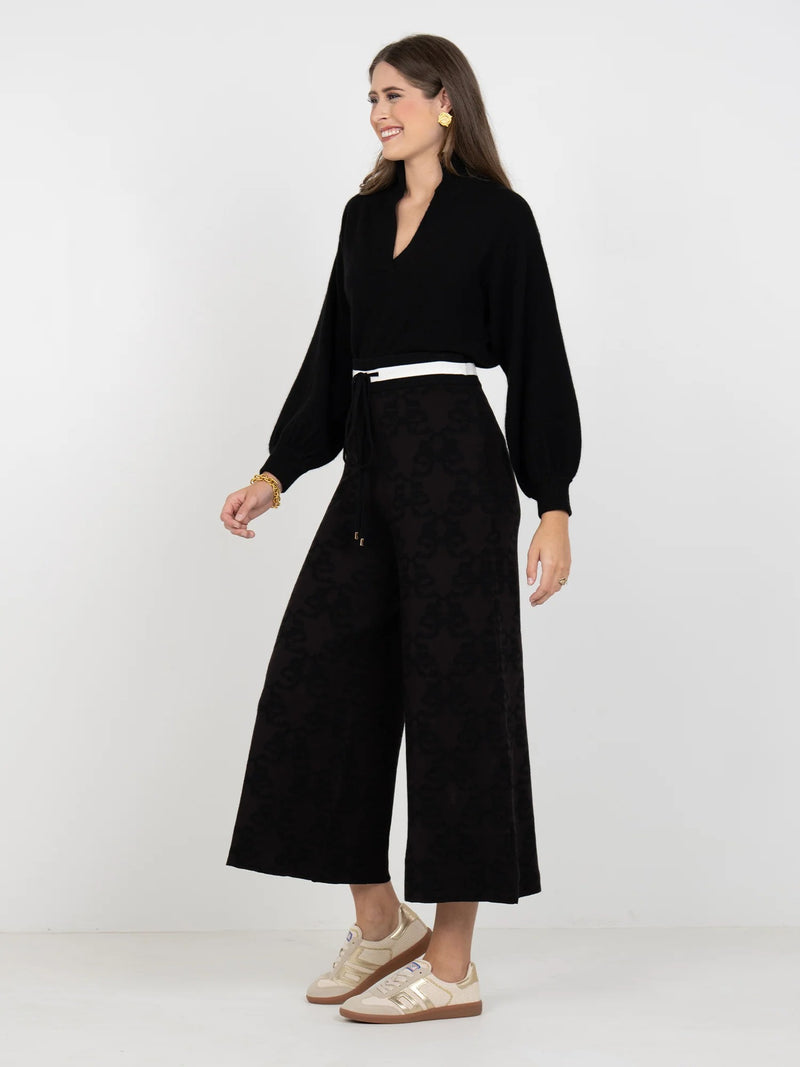 Teddy Crop Trouser - Bow