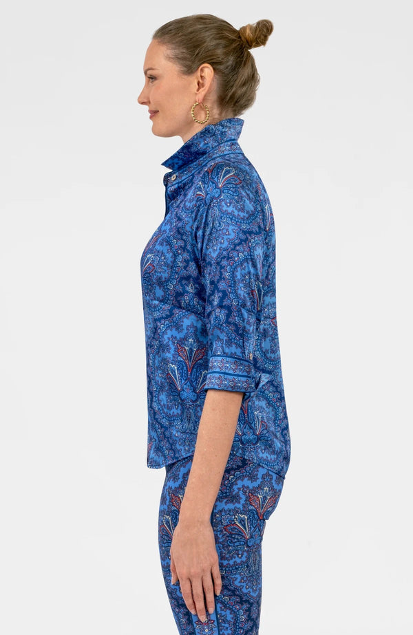 Boyfriend Shirt - Passion Paisley