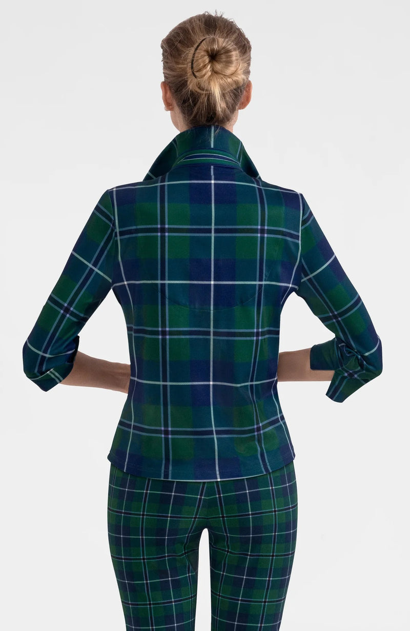 Twist & Shout Top - Melville Tartan