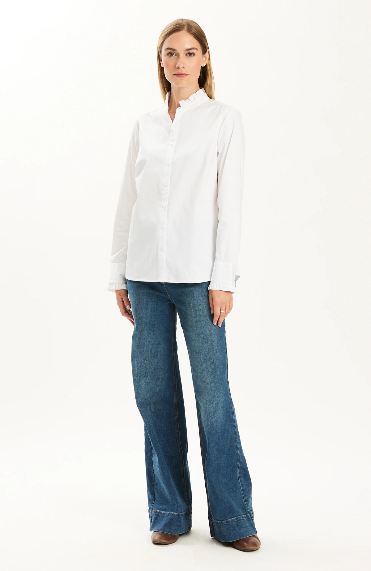 Gwen Ruffle Shirt
