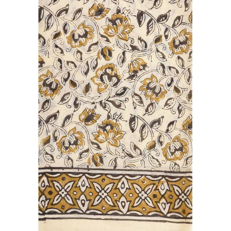 Indian block print cotton stole