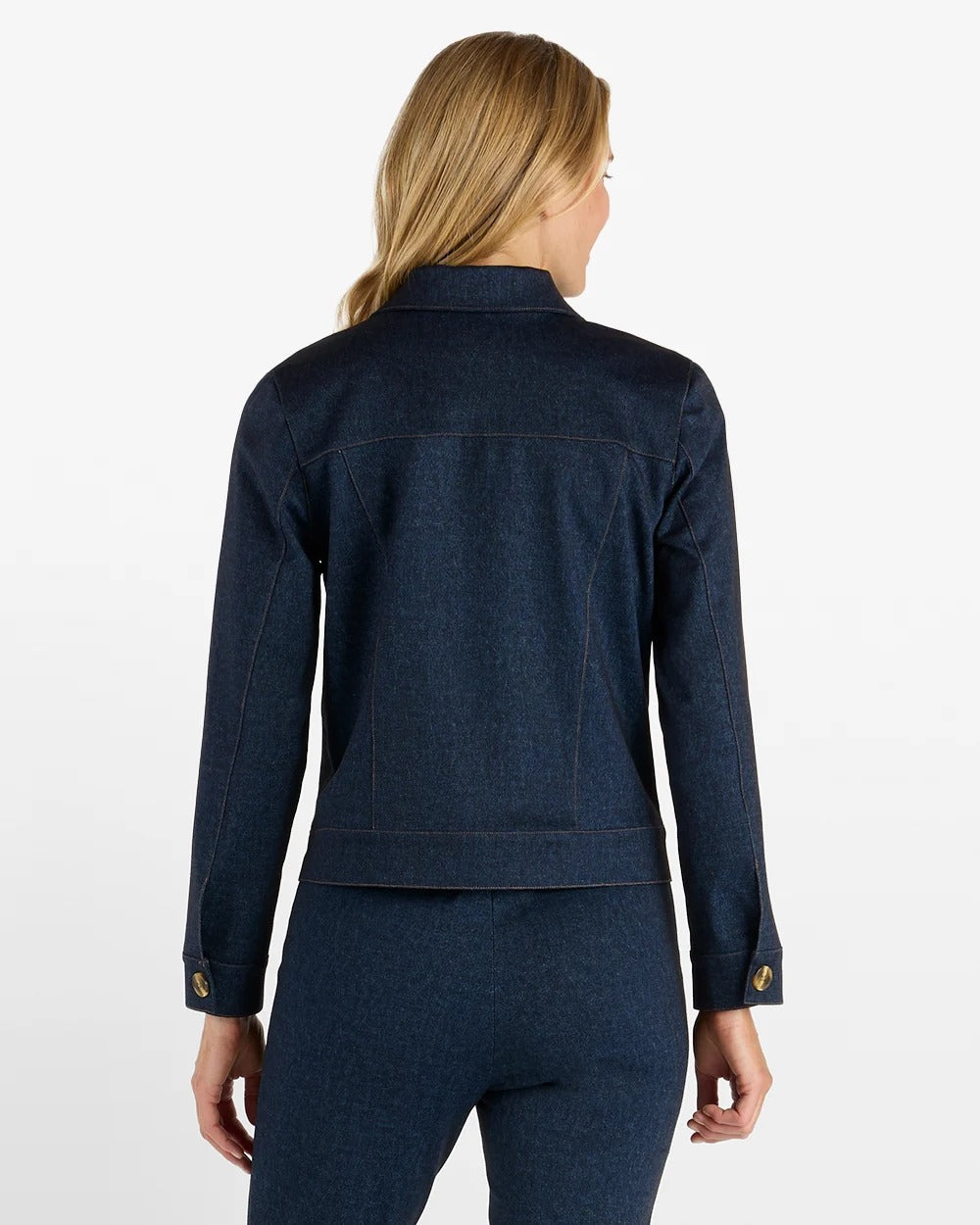 Hudson Jacket Navy Saddle