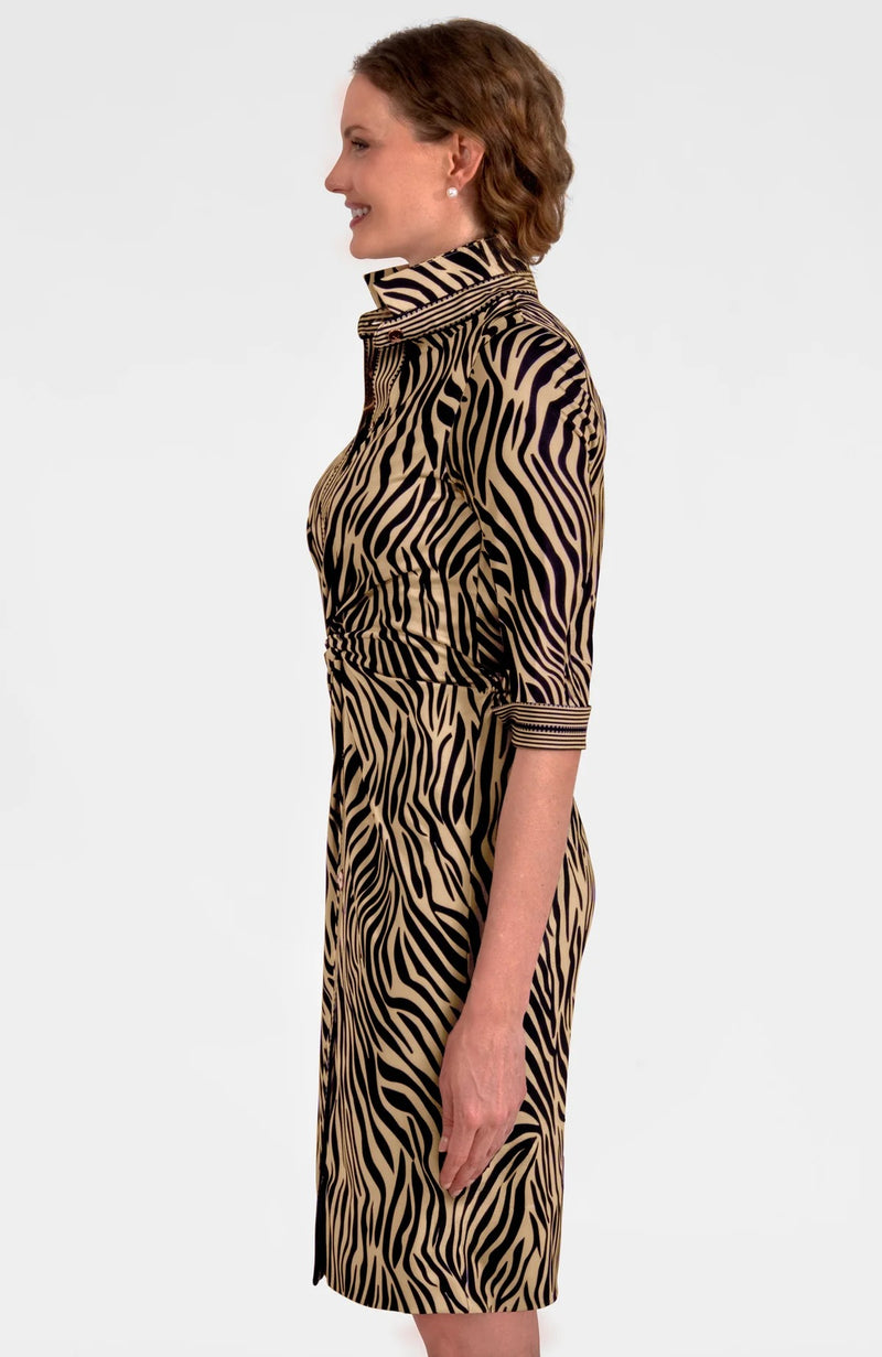 Twist & Shout Dress - Animal Instincts