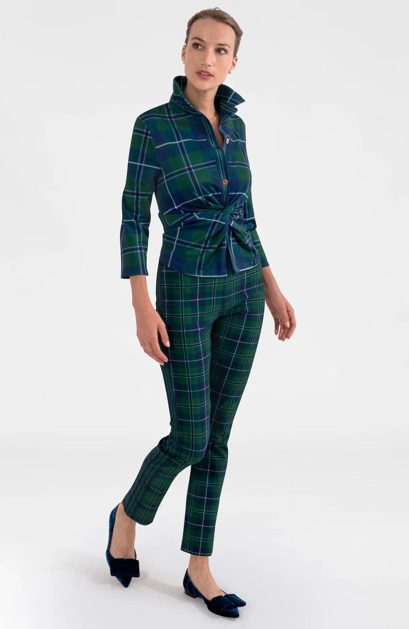 Twist & Shout Top - Melville Tartan