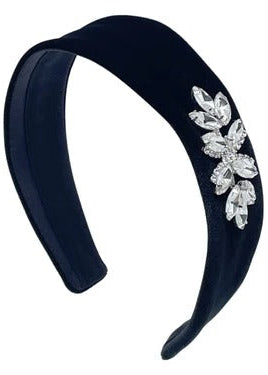 Winter Crystal Flower Headband
