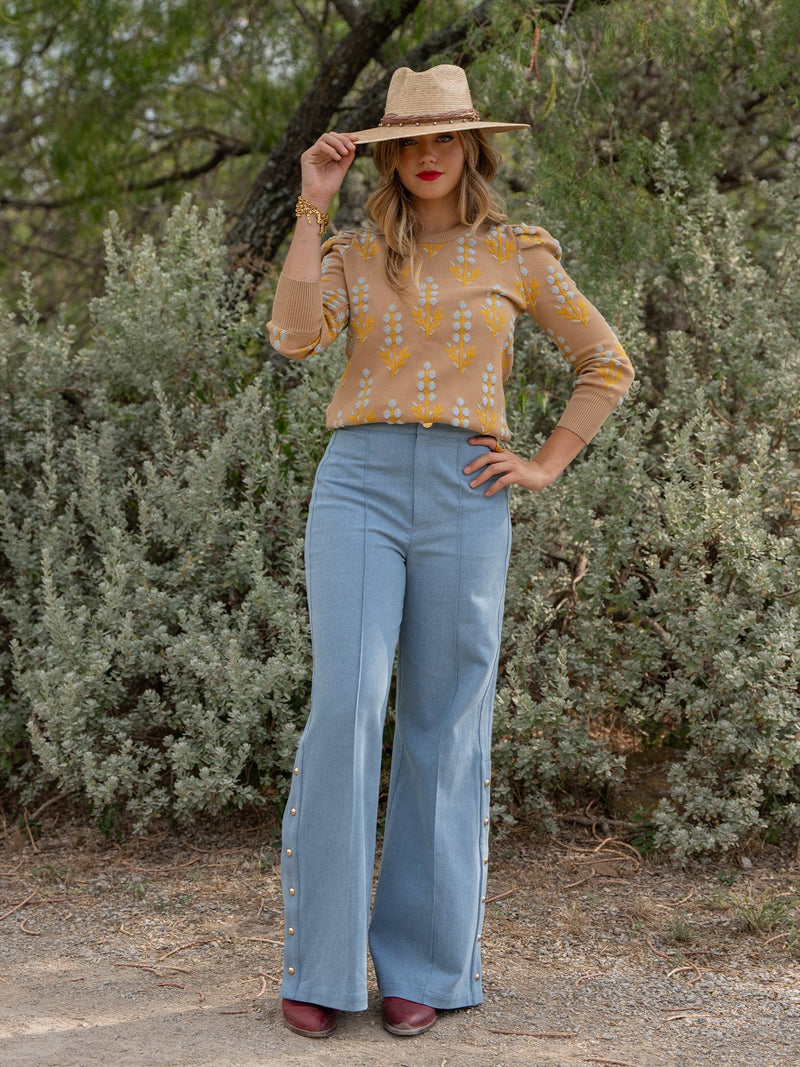 Paisley Pant - Denim