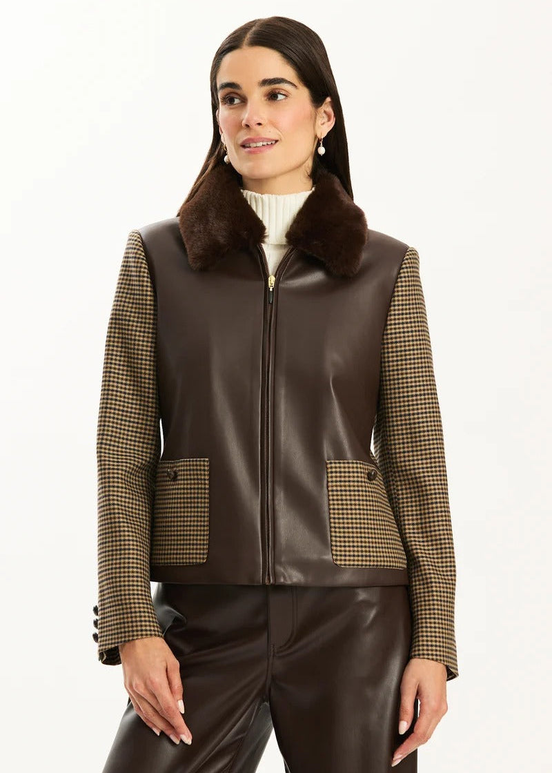 Lucy Mixed Media Jacket