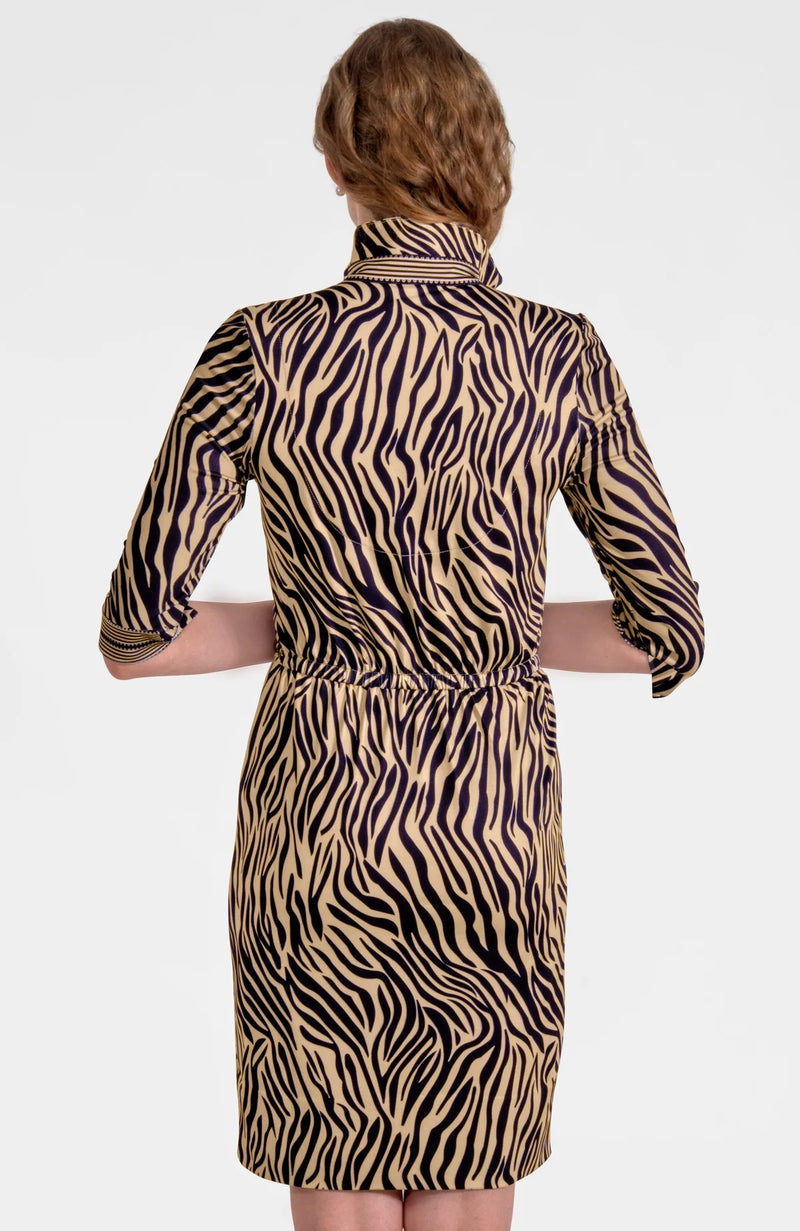 Twist & Shout Dress - Animal Instincts