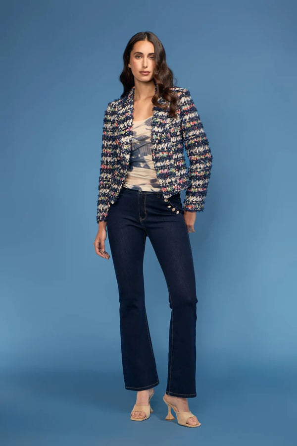 Confetti Boucle Open Jacket