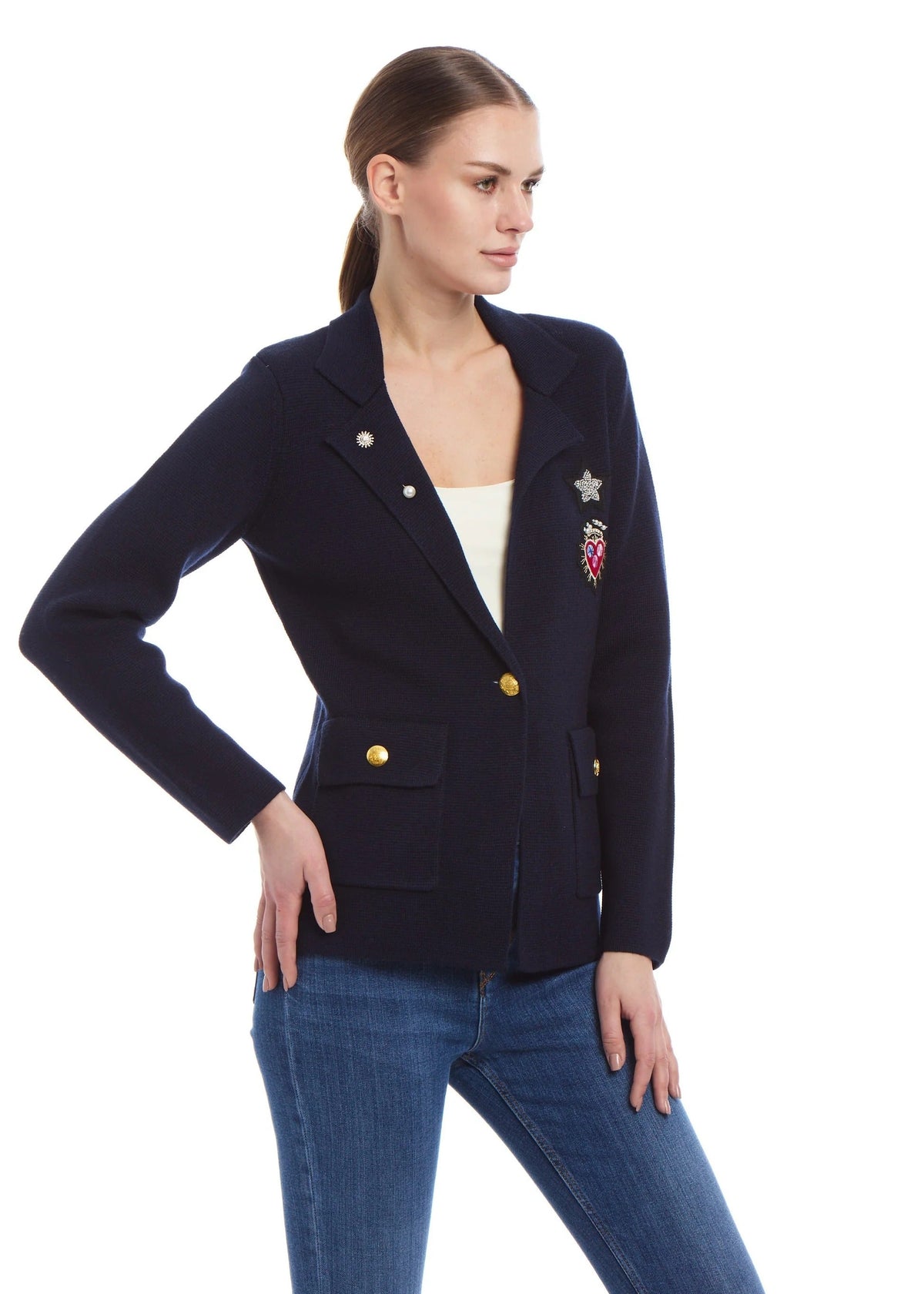 Ecole Knit Blazer