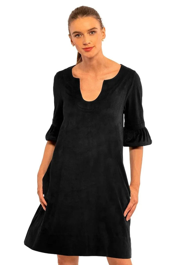 Shake Your Tushy Dress - Solid Suede