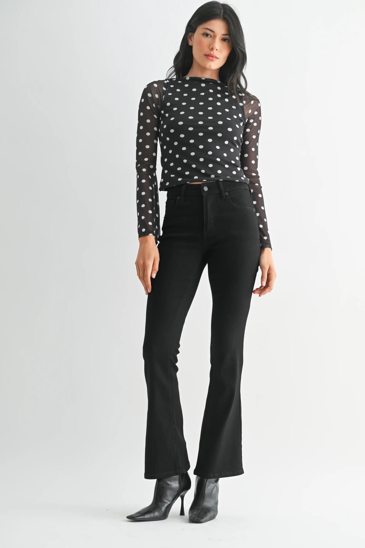 Mid Rise Bootcut Jeans