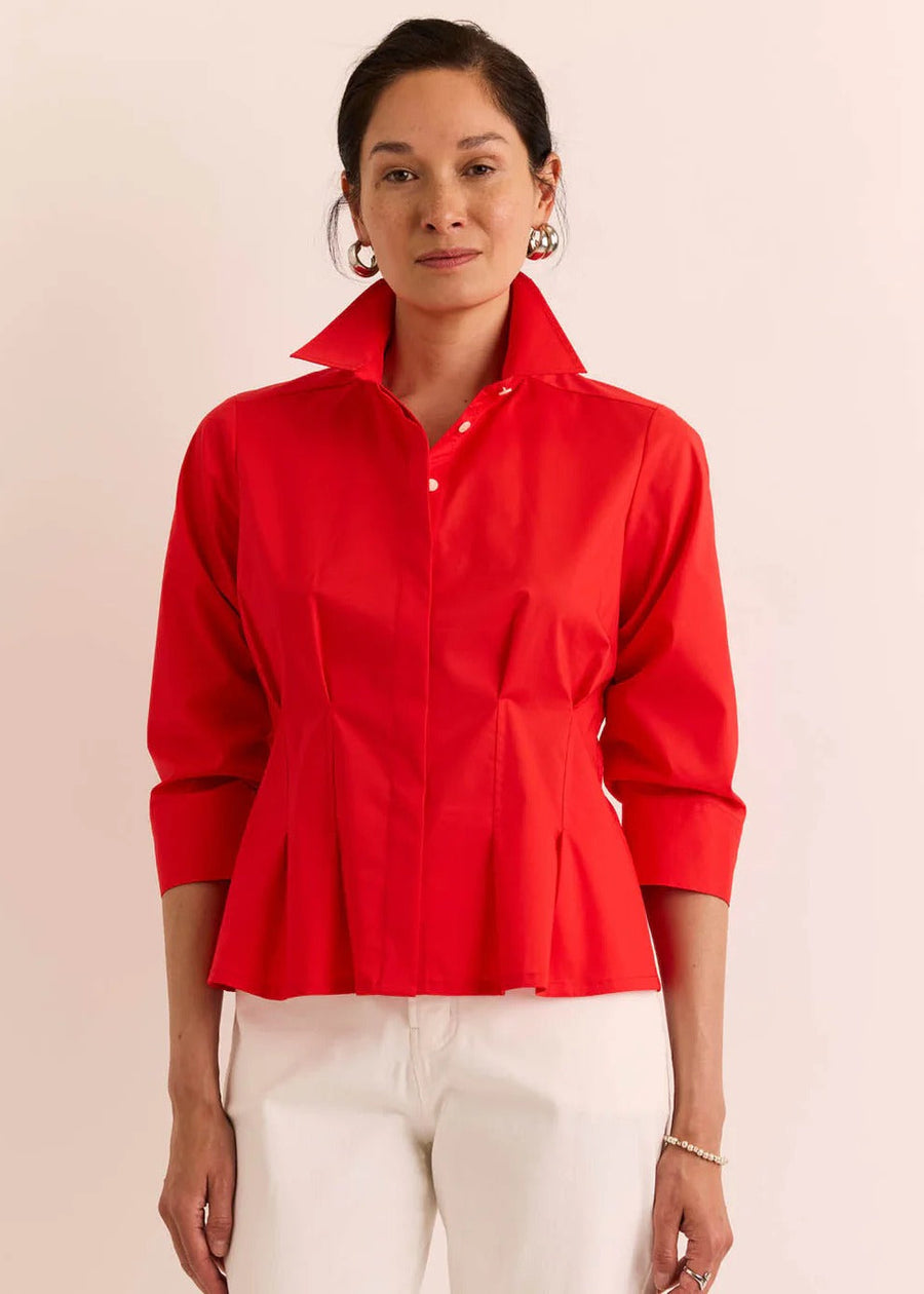 3/4 Sleeve Martina Blouse – Ginger Howard Selections