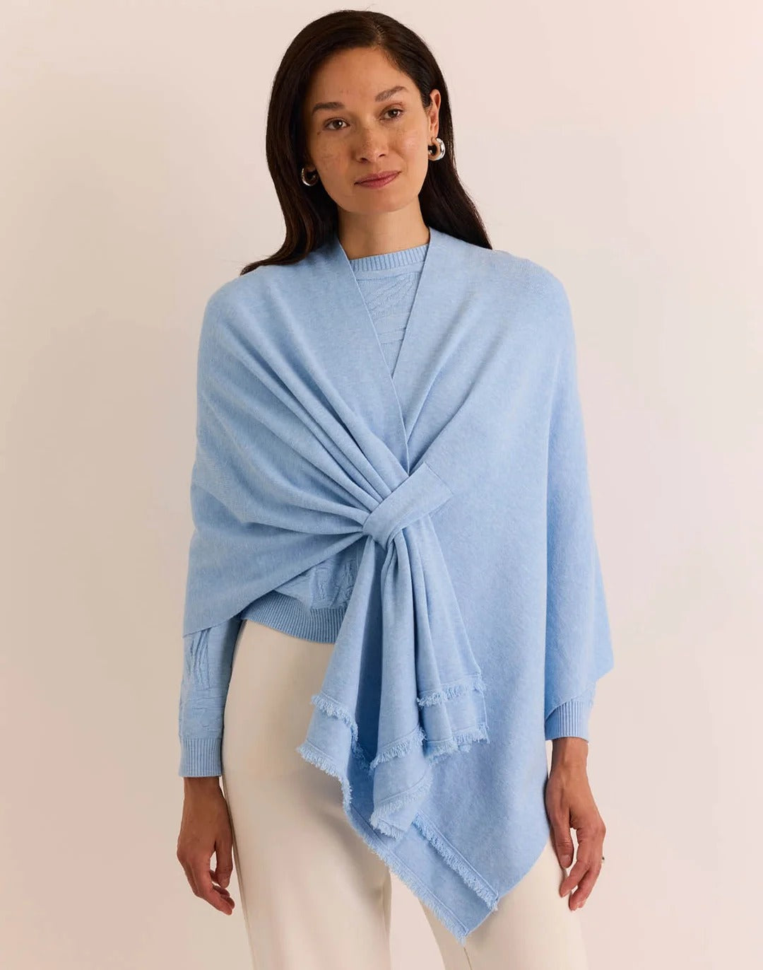 Mabel Tab Fringe Wrap