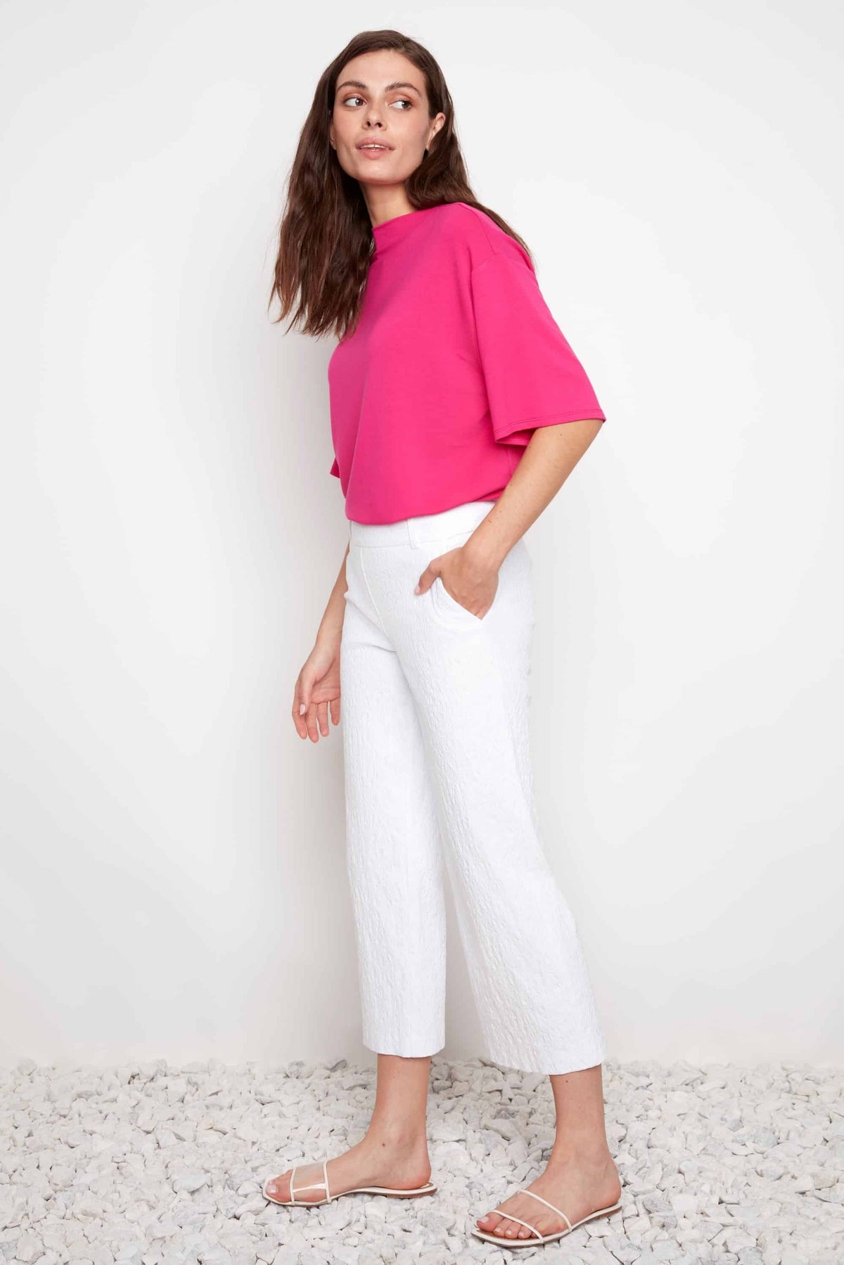Techno Wide Crop Pant