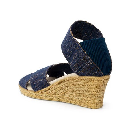 Cannon - Ankle Strap Espadrille Wedge Sandal