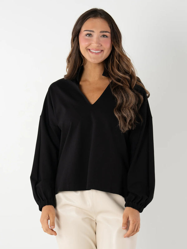 Long-Sleeve Poppy Top
