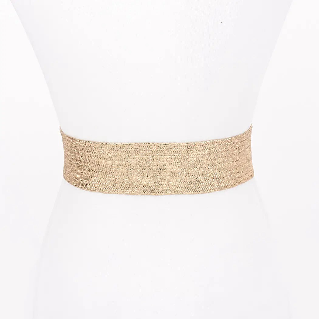 Metal Buckle Metallic Belt