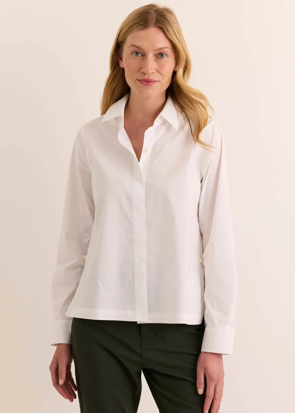 Loni Long Sleeve Side Button Shirt