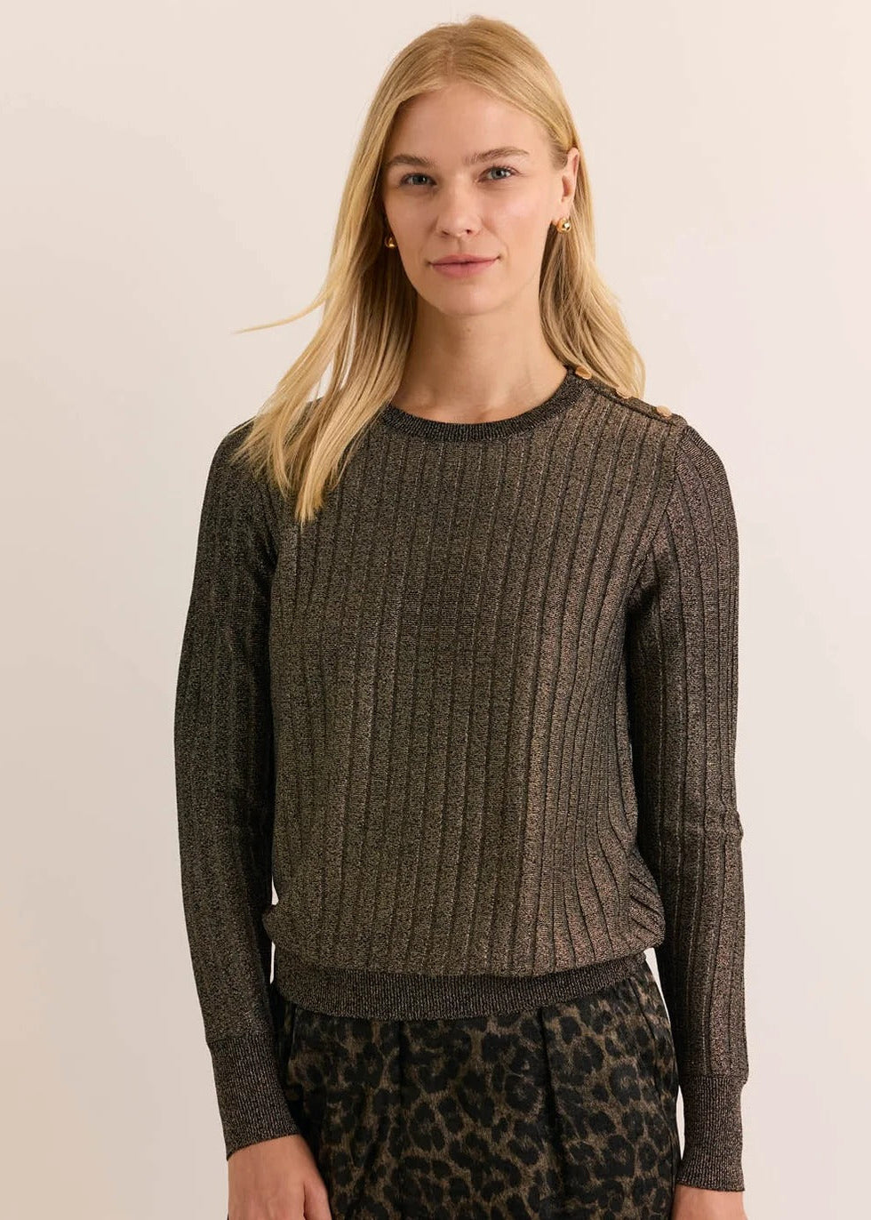 Long Sleeve Amber with Lurex