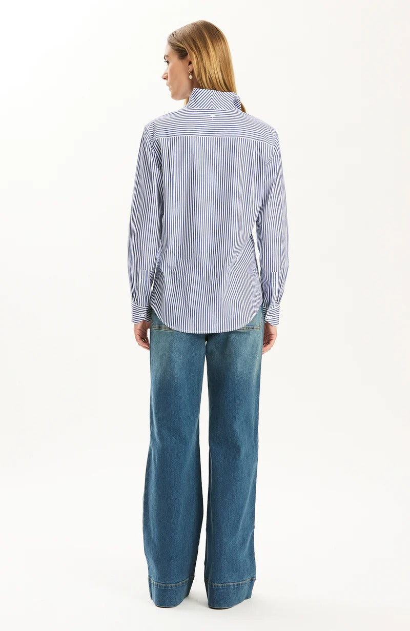 Natalie Cotton Striped Shirt